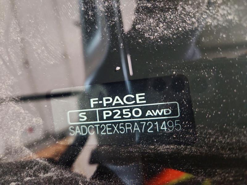 Aukcja sprzedaży 2024 Jaguar F-pace, vin: SADCT2EX5RA721495, numer aukcji: 45624366