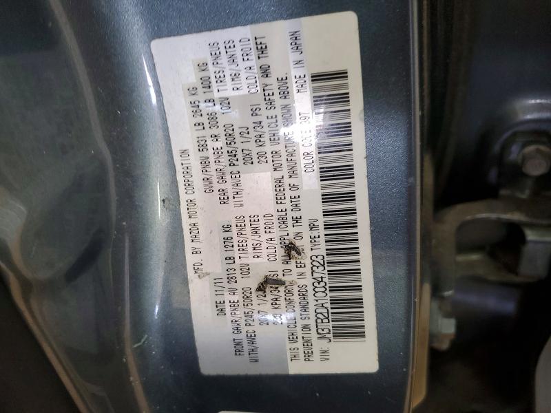 Auction sale of the 2012 Mazda Cx-9, vin: JM3TB2DA1C0347323, lot number: 46933826