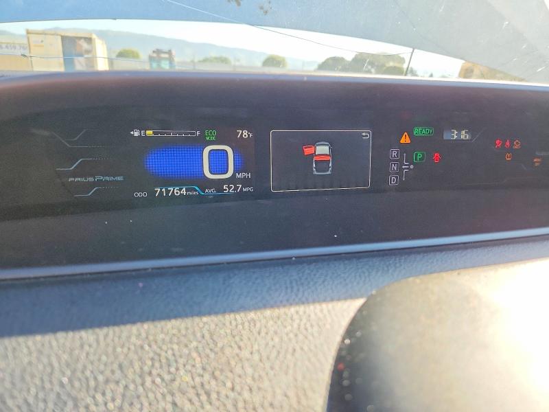 2017 Toyota Prius Prime მანქანა იყიდება აუქციონზე, vin: JTDKARFPXH3007708, აუქციონის ნომერი: 45890096