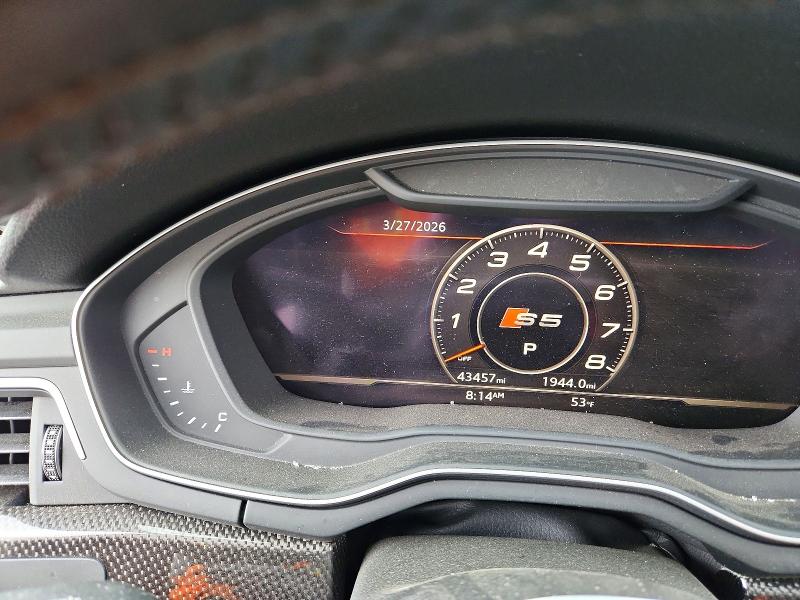 Aukcja sprzedaży 2018 Audi S5, vin: WAUY4GF56JN019561, numer aukcji: 47719946