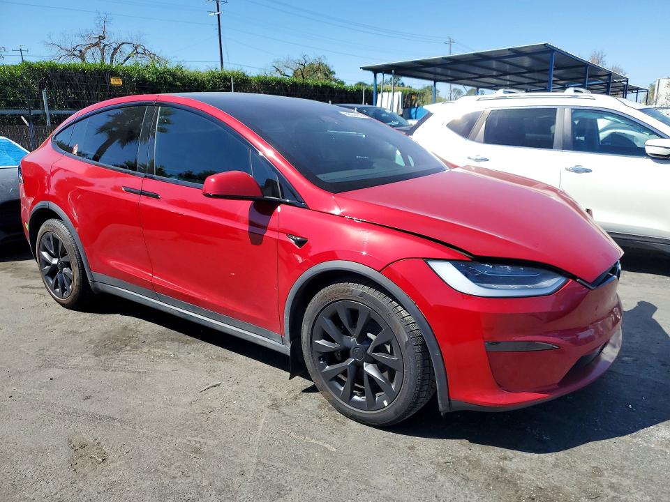 2022 Tesla Model X მანქანა იყიდება აუქციონზე, vin: 7SAXCDE51NF341856, აუქციონის ნომერი: 46244836