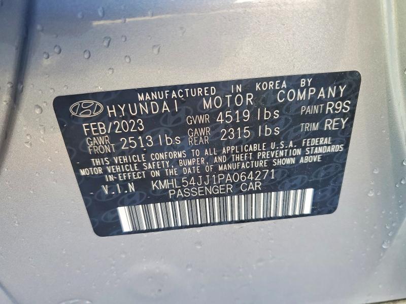 Продаж на аукціоні авто 2023 Hyundai Sonata Hybrid, vin: KMHL54JJ1PA064271, номер лоту: 79739565