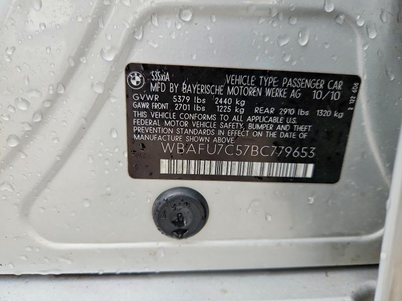 Продаж на аукціоні авто 2011 Bmw 535, vin: WBAFU7C57BC779653, номер лоту: 47121116