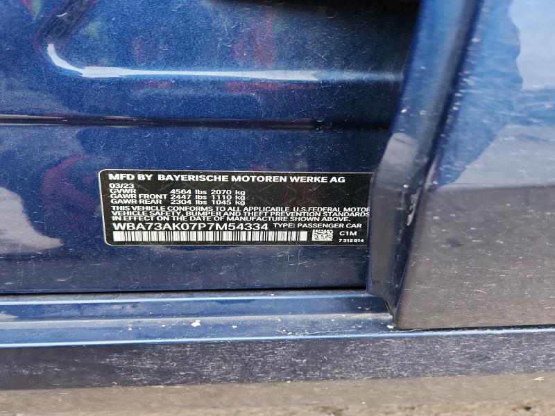 Aukcja sprzedaży 2023 Bmw 228xi, vin: WBA73AK07P7M54334, numer aukcji: 46363706