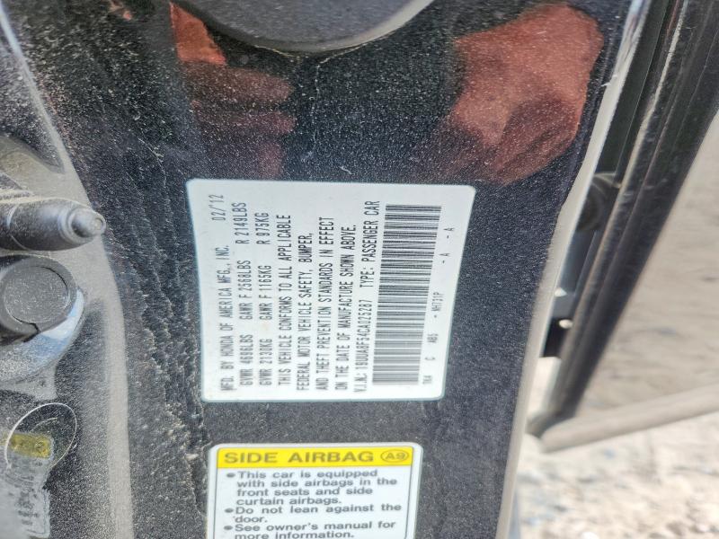 47186676 :رقم المزاد ، 19UUA8F54CA025287 vin ، 2012 Acura Tl مزاد بيع