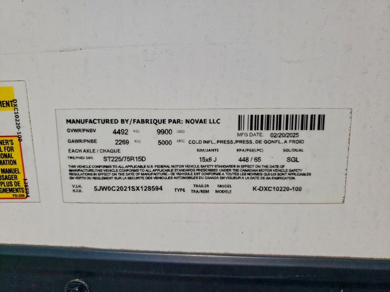 Auction sale of the 2025 Look Cargo, vin: 5JW0C2021SX128594, lot number: 79280925