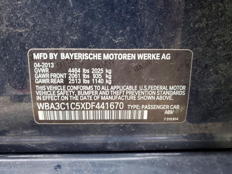 Продажа на аукционе авто 2013 Bmw 328, vin: WBA3C1C5XDF441670, номер лота: 79052275