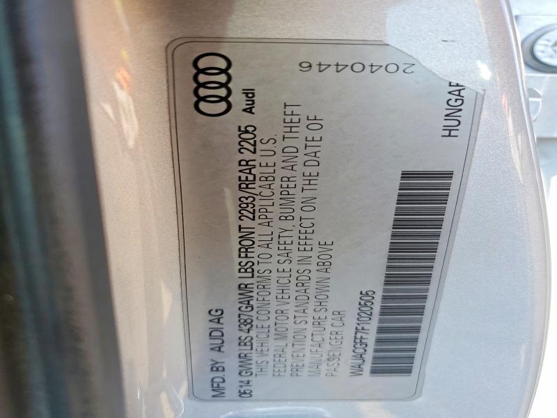 Продажа на аукционе авто 2015 Audi A3, vin: WAUACGFF7F1020505, номер лота: 47714606