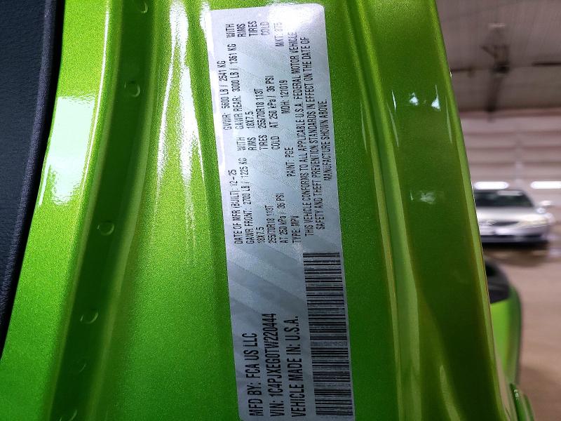 2026 Jeep Wrangler მანქანა იყიდება აუქციონზე, vin: 1C4PJXEG0TW220444, აუქციონის ნომერი: 47875406