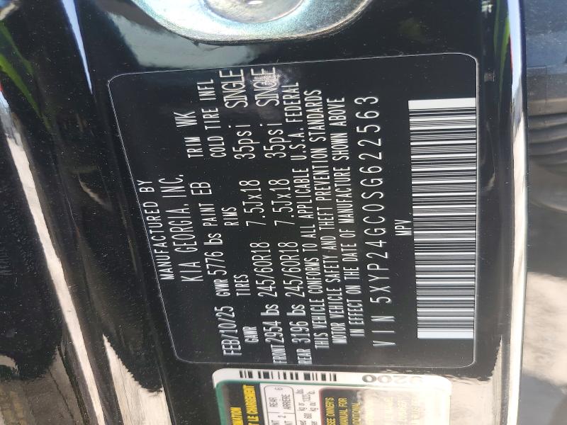 Продажа на аукционе авто 2025 Kia Telluride, vin: 5XYP24GC0SG622563, номер лота: 46807266