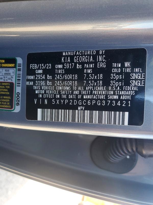 Продажа на аукционе авто 2023 Kia Telluride, vin: 5XYP2DGC6PG373421, номер лота: 42070266
