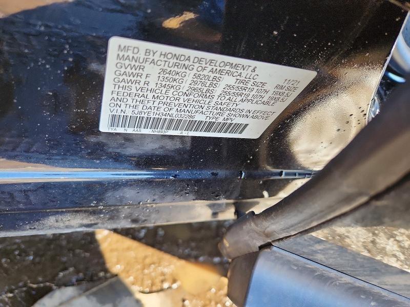 Продаж на аукціоні авто 2022 Acura Mdx, vin: 5J8YE1H34NL032286, номер лоту: 77808375