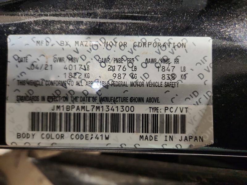 Продажа на аукционе авто 2021 Mazda 3, vin: JM1BPAML7M1341300, номер лота: 47942236