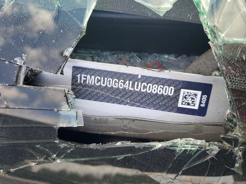 2020 Ford Escape მანქანა იყიდება აუქციონზე, vin: 1FMCU0G64LUC08600, აუქციონის ნომერი: 41874286