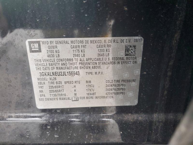 2018 Gmc Terrain მანქანა იყიდება აუქციონზე, vin: 3GKALNEU2JL156943, აუქციონის ნომერი: 41794636