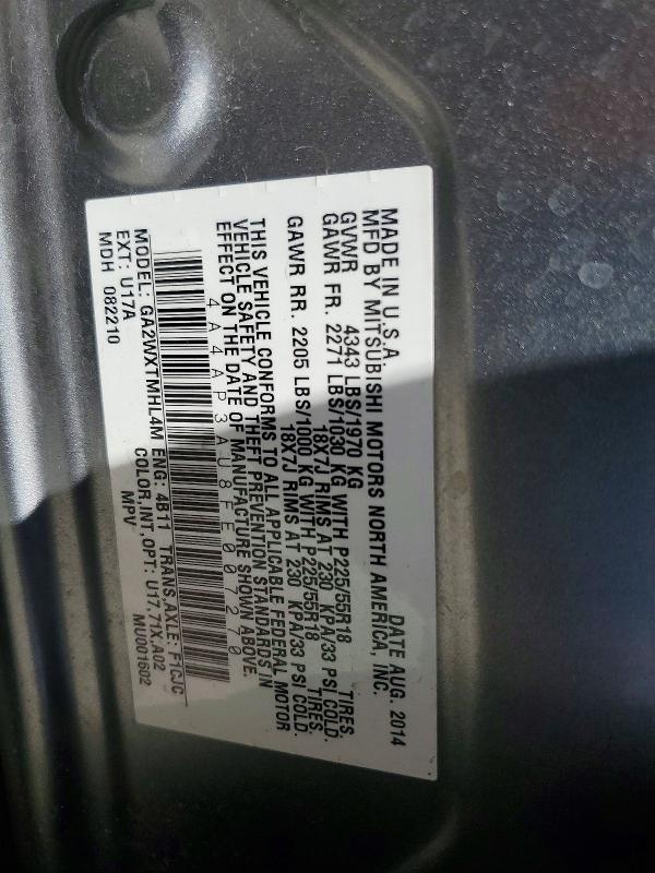 Продаж на аукціоні авто 2015 Mitsubishi Outlander Sport, vin: 4A4AP3AU8FE007270, номер лоту: 46483706