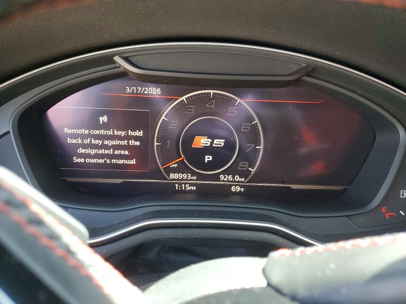 46581876 :رقم المزاد ، WAUP4AF52KA048699 vin ، 2019 Audi S5 مزاد بيع