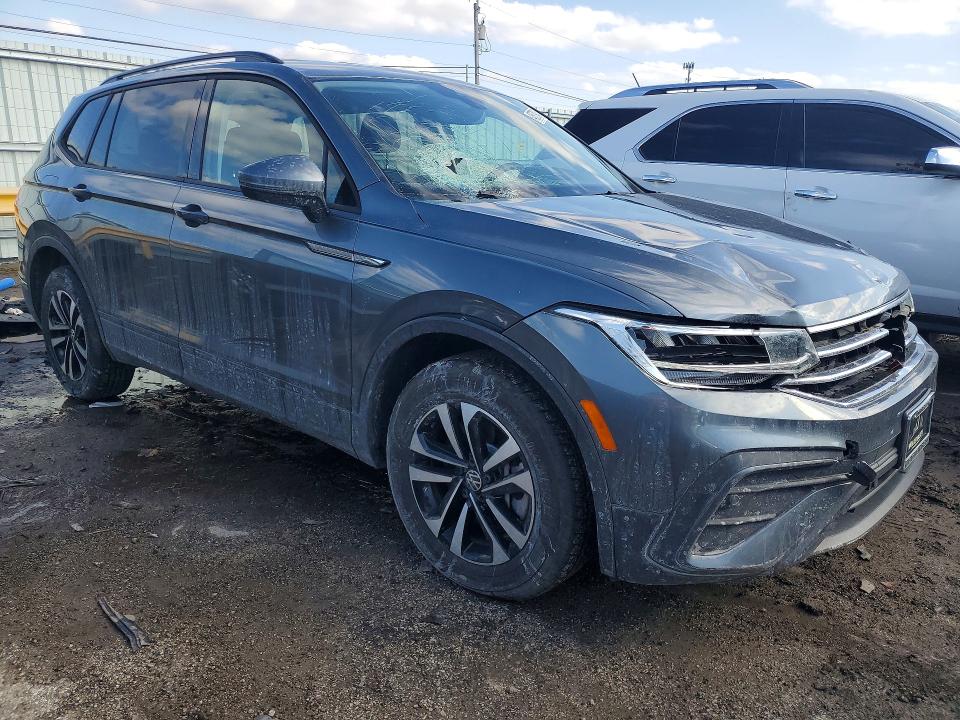 46379406 :رقم المزاد ، 3VVFB7AX1RM184711 vin ، 2024 Volkswagen Tiguan مزاد بيع