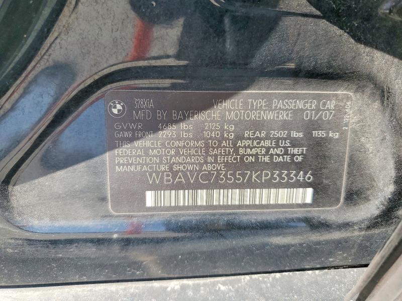 Продаж на аукціоні авто 2007 Bmw 328, vin: WBAVC73557KP33346, номер лоту: 47516296