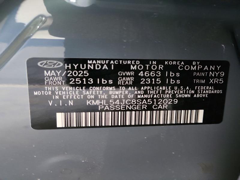 Aukcja sprzedaży 2025 Hyundai Sonata, vin: KMHL54JC8SA512029, numer aukcji: 46336376