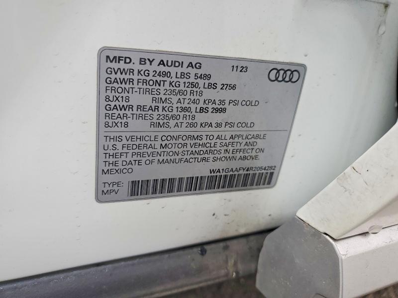 Продажа на аукционе авто 2024 Audi Q5, vin: WA1GAAFY4R2054282, номер лота: 47155166