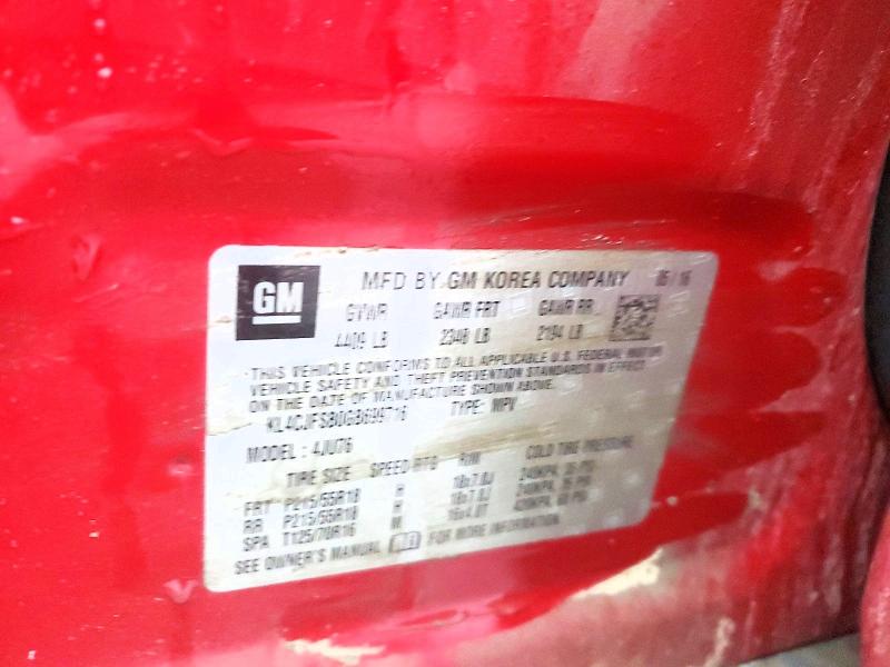 2016 Buick Encore მანქანა იყიდება აუქციონზე, vin: KL4CJFSB0GB699716, აუქციონის ნომერი: 41790676