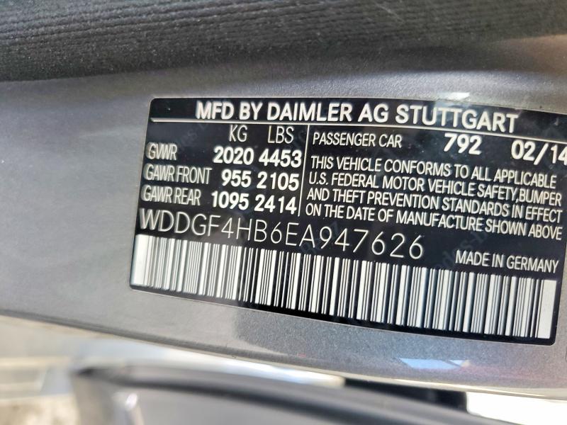 Продаж на аукціоні авто 2014 Mercedes-benz C, vin: WDDGF4HB6EA947626, номер лоту: 47085076