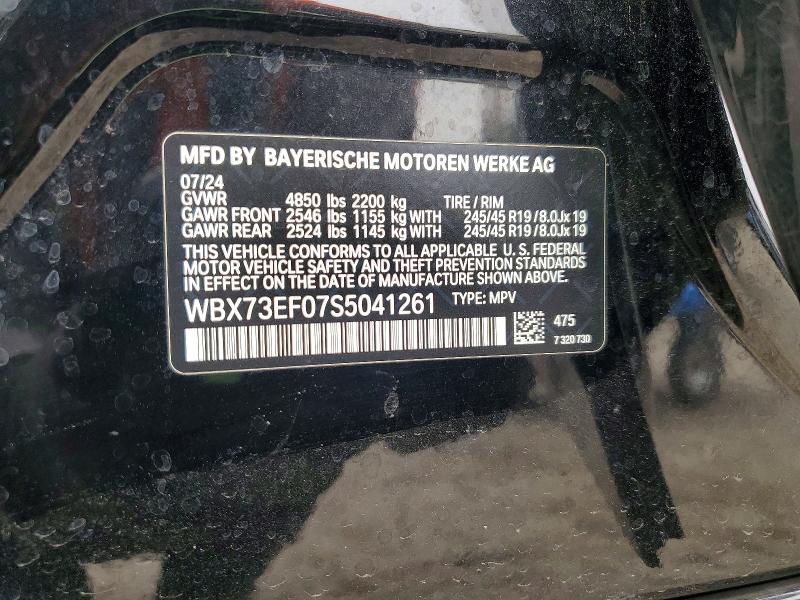Auction sale of the 2025 Bmw X1, vin: WBX73EF07S5041261, lot number: 47769936
