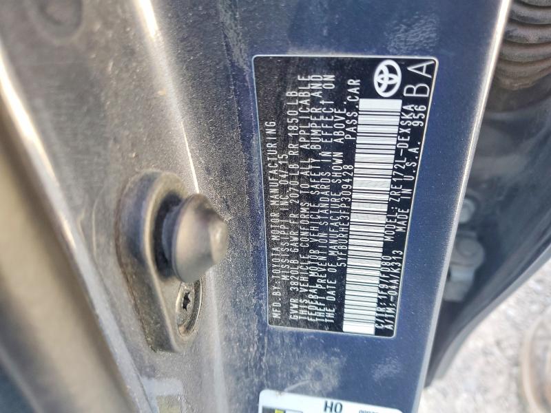 46761416 :رقم المزاد ، 5YFBURHE3FP309428 vin ، 2015 Toyota Corolla مزاد بيع