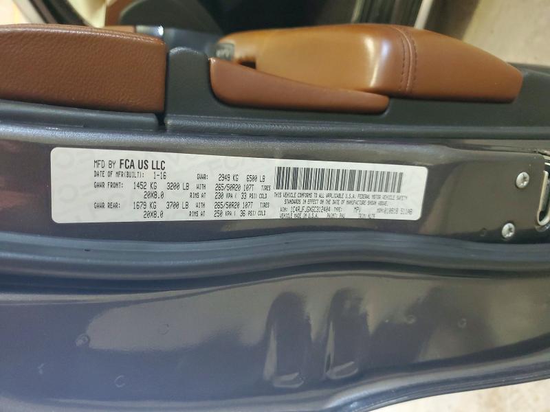 47116096 :رقم المزاد ، 1C4RJFJGXGC312404 vin ، 2016 Jeep Grand Cherokee مزاد بيع