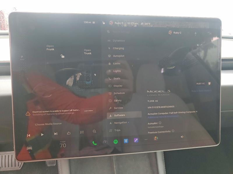46564216 :رقم المزاد ، 5YJ3E1EA6SF029805 vin ، 2025 Tesla Model 3 مزاد بيع