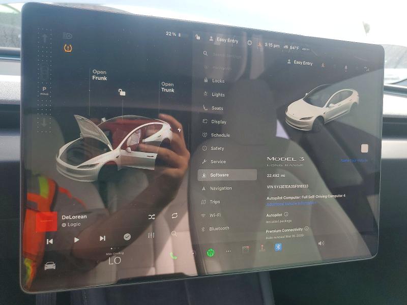 Продажа на аукционе авто 2025 Tesla Model 3, vin: 5YJ3E1EA3SF916133, номер лота: 46330596