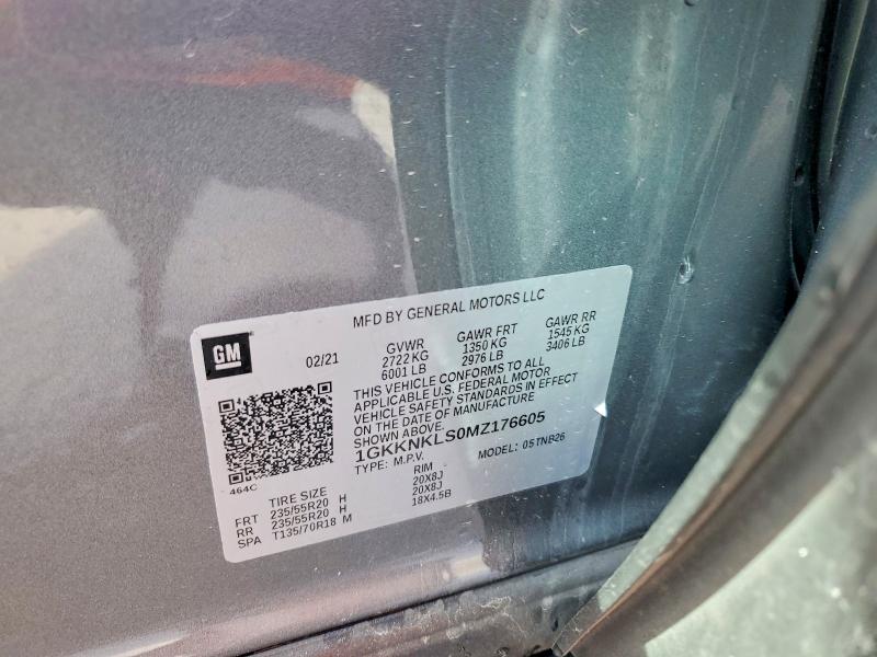 Продаж на аукціоні авто 2021 Gmc Acadia, vin: 1GKKNKLS0MZ176605, номер лоту: 54025056
