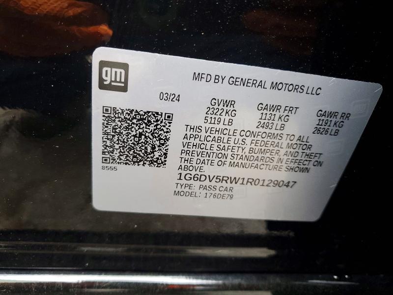 Продаж на аукціоні авто 2024 Cadillac Ct5-v, vin: 1G6DV5RW1R0129047, номер лоту: 79908085