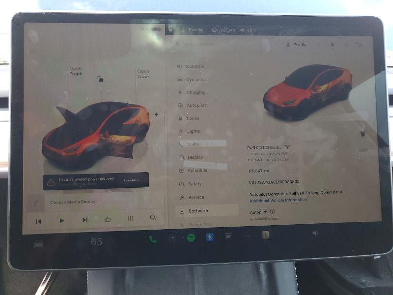 Продаж на аукціоні авто 2024 Tesla Model Y, vin: 7SAYGAEE1RF983832, номер лоту: 79808665
