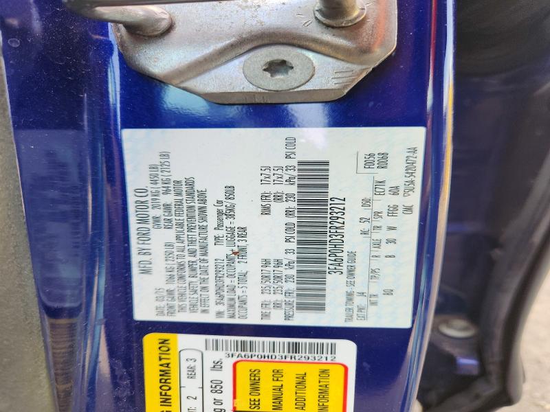 Aukcja sprzedaży 2015 Ford Fusion, vin: 3FA6P0HD3FR293212, numer aukcji: 48055886