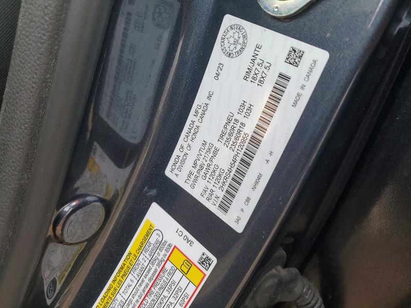 Aukcja sprzedaży 2023 Honda Cr-v, vin: 2HKRS4H54PH120955, numer aukcji: 46182336