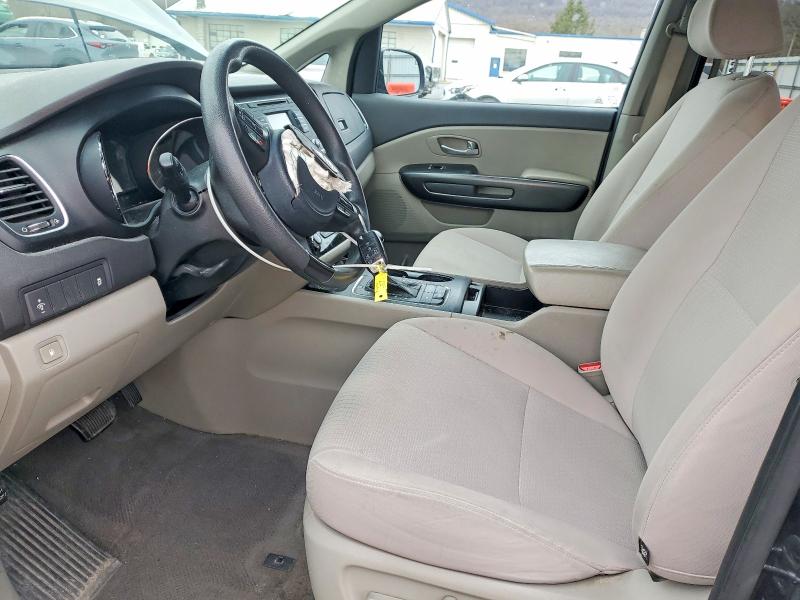 2016 Kia Sedona მანქანა იყიდება აუქციონზე, vin: KNDMB5C18G6093743, აუქციონის ნომერი: 46136786