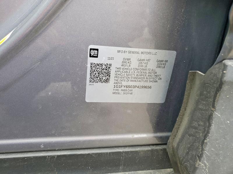 Продажа на аукционе авто 2023 Chevrolet Bolt Euv, vin: 1G1FY6S03P4199656, номер лота: 47754426