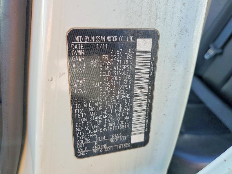 Продаж на аукціоні авто 2011 Nissan Juke, vin: JN8AF5MV1BT015814, номер лоту: 46322176