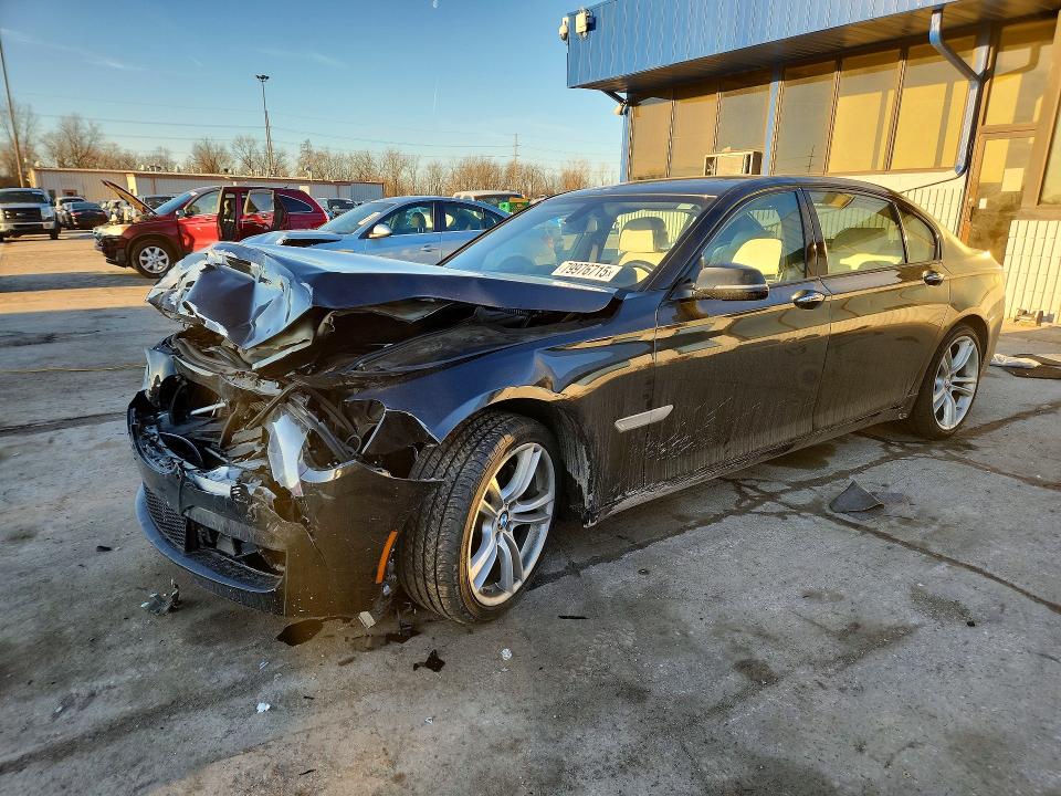 2014 Bmw 740 მანქანა იყიდება აუქციონზე, vin: WBAYE4C58ED138627, აუქციონის ნომერი: 79976715
