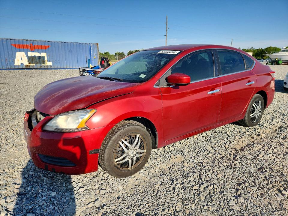 2014 Nissan Sentra მანქანა იყიდება აუქციონზე, vin: 3N1AB7AP6EY256159, აუქციონის ნომერი: 47228596