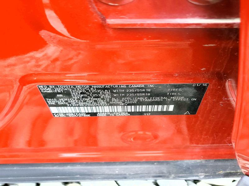 79731865 :رقم المزاد ، 2T3YFREV9GW251227 vin ، 2016 Toyota Rav4 مزاد بيع