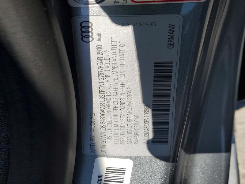 Aukcja sprzedaży 2014 Audi A7, vin: WAU2MAFCXEN108962, numer aukcji: 47422886