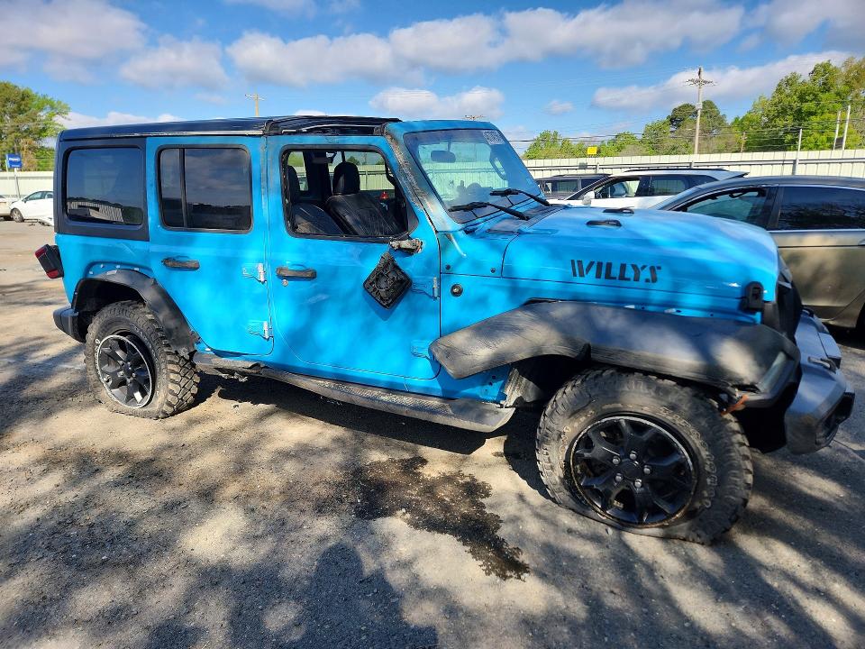 Продажа на аукционе авто 2021 Jeep Wrangler Unlimited, vin: 1C4HJXDN7MW614710, номер лота: 46774756