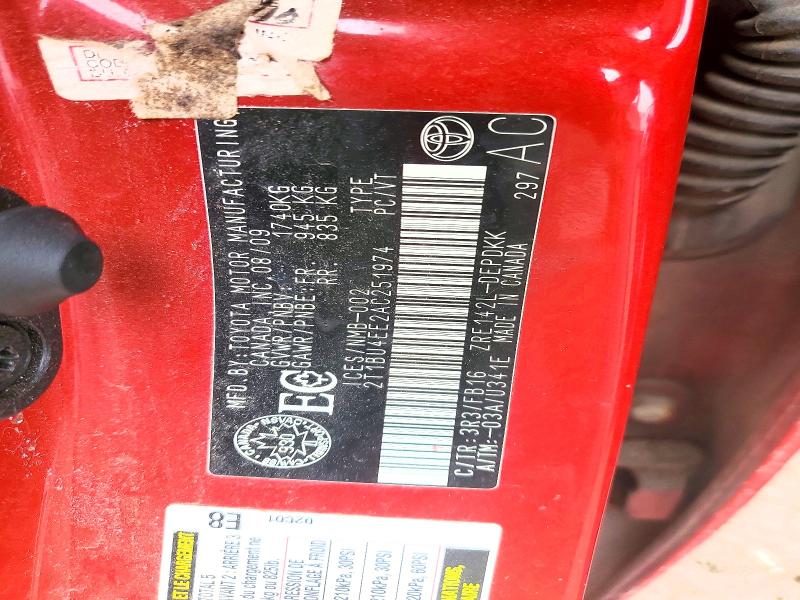 Aukcja sprzedaży 2010 Toyota Corolla, vin: 2T1BU4EE2AC251974, numer aukcji: 46083106