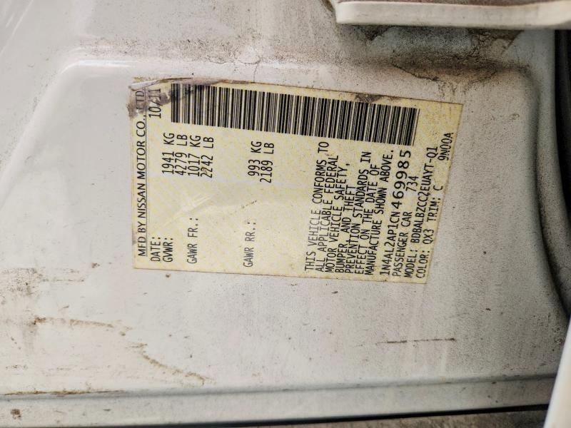 Aukcja sprzedaży 2012 Nissan Altima, vin: 1N4AL2AP1CN469985, numer aukcji: 79667335