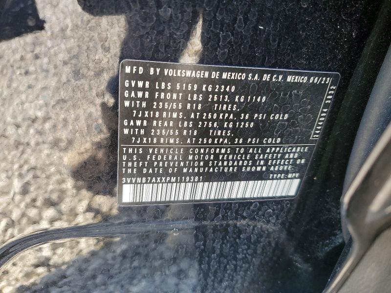Продаж на аукціоні авто 2023 Volkswagen Tiguan, vin: 3VVNB7AXXPM119381, номер лоту: 47349546