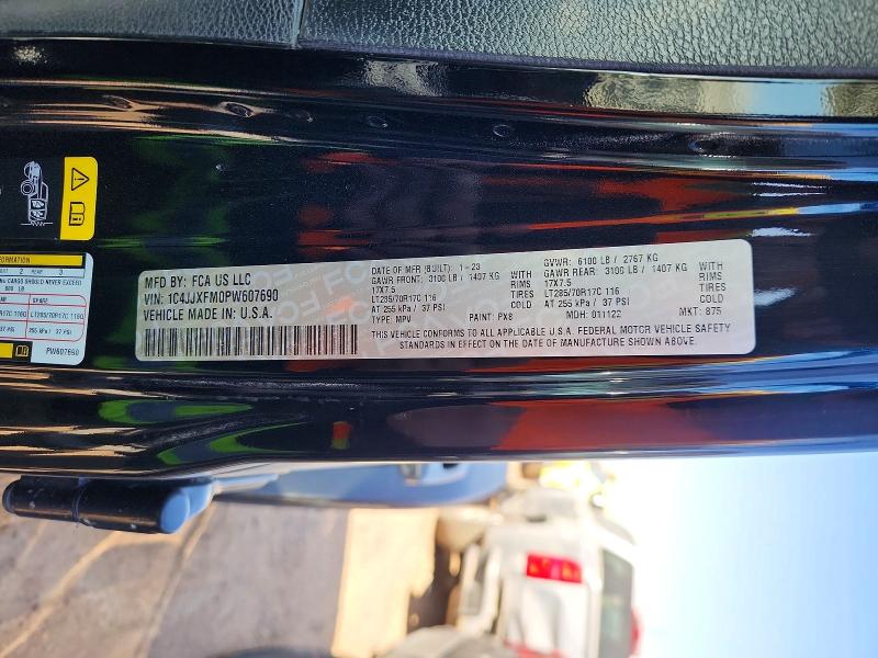 2023 Jeep Wrangler მანქანა იყიდება აუქციონზე, vin: 1C4JJXFM0PW607690, აუქციონის ნომერი: 79031805