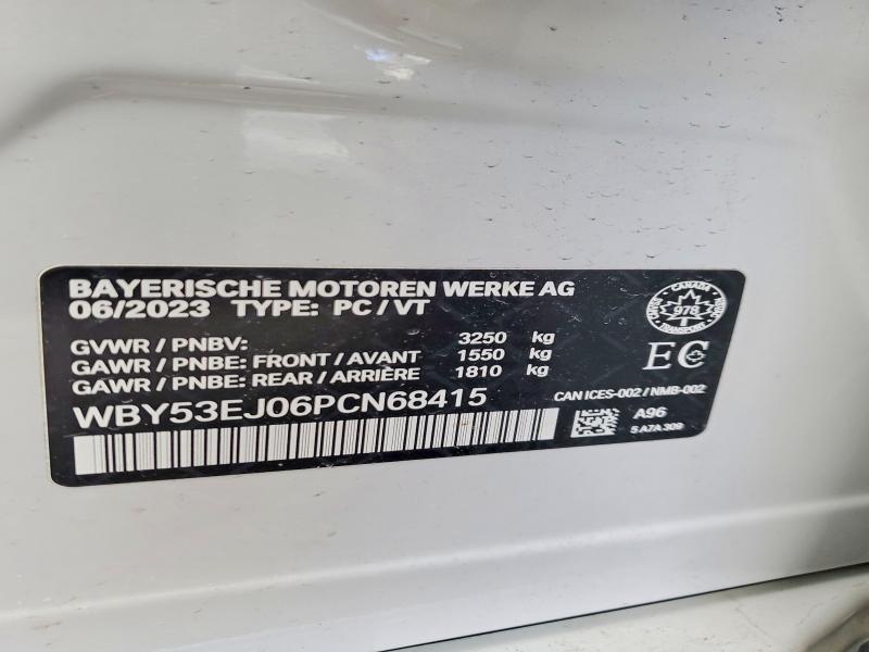 Aukcja sprzedaży 2023 Bmw I7, vin: WBY53EJ06PCN68415, numer aukcji: 78646905